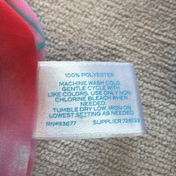 LAmour Womens Anchor Sheer Open Back Button Front - Picture 8 of 8